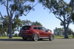 2014 Hyundai Santa Fe in Regal Red Pearl - Static Rear Right Three-quarter View